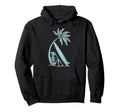 Surfers Skeleton S Palm Tree S Hoodie - Streetwear Style Men Women - T-Shirt, Sweatshirt, Hoodie