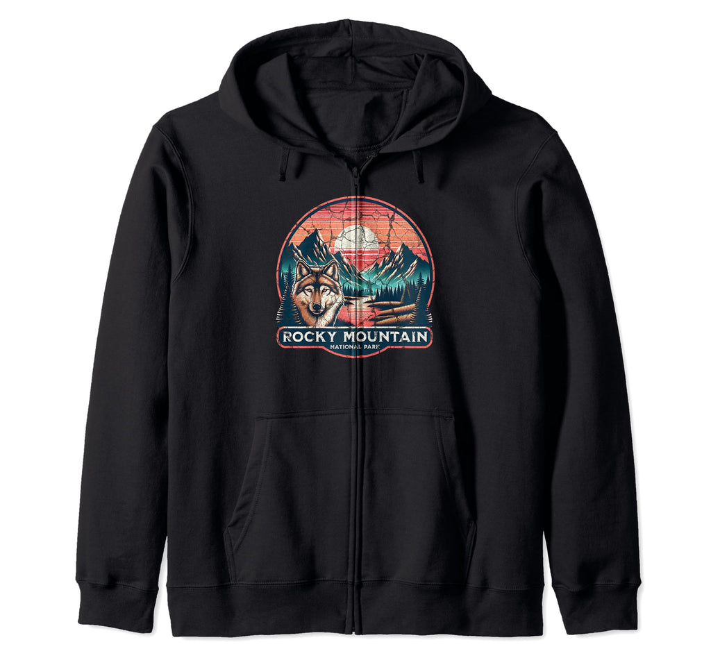 Rocky Mountain National Park Colorado Sweatshirt - Unique Graphic Unisex - T-Shirt, Sweatshirt, Hoodie