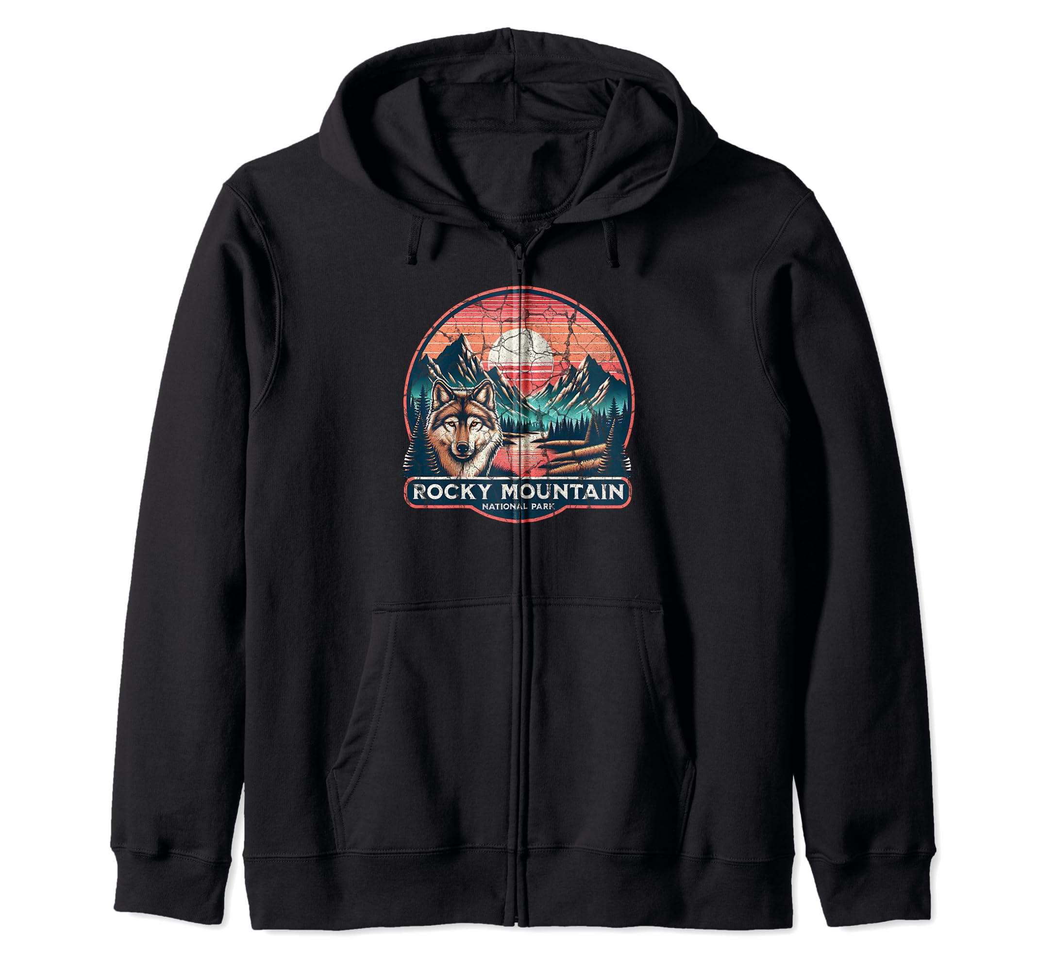 Rocky Mountain National Park Colorado Sweatshirt - Unique Graphic Unisex - T-Shirt, Sweatshirt, Hoodie