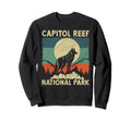 Wolf Capitol Reef National Park Sweatshirt - Minimalist Print Men Women - T-Shirt, Sweatshirt, Hoodie