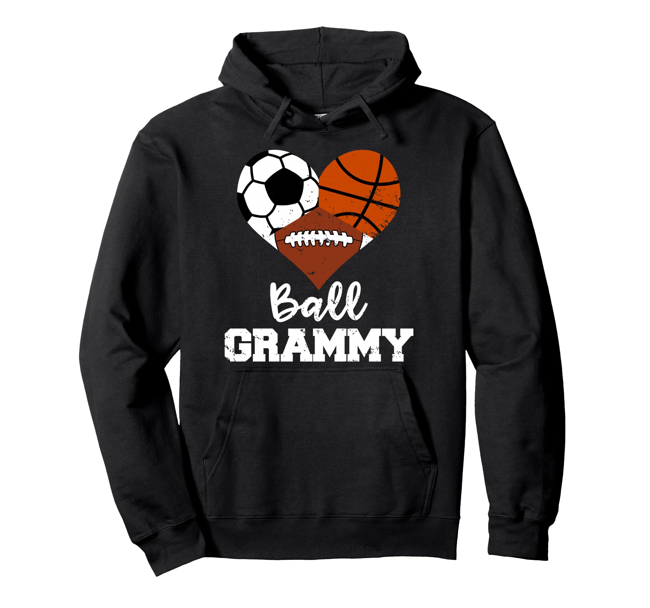 Ball Grammy Heart Funny Soccer Hoodie - Aesthetic Graphic Men Women - T-Shirt, Sweatshirt, Hoodie