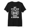 Hockey Keeper Step Mom Hockey Goalie T-Shirt - Minimalist Print Unisex - T-Shirt, Sweatshirt, Hoodie
