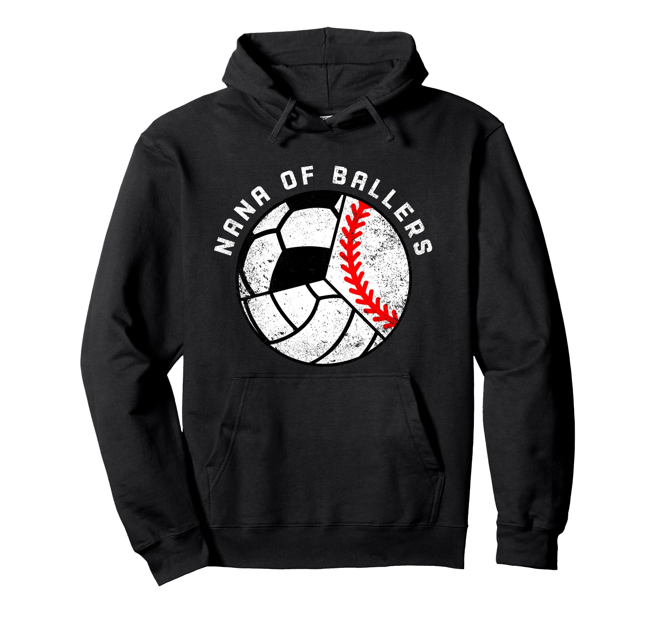 Nana Ballers Funny Baseball Volleyball Hoodie - Unique Graphic for Adults - T-Shirt, Sweatshirt, Hoodie
