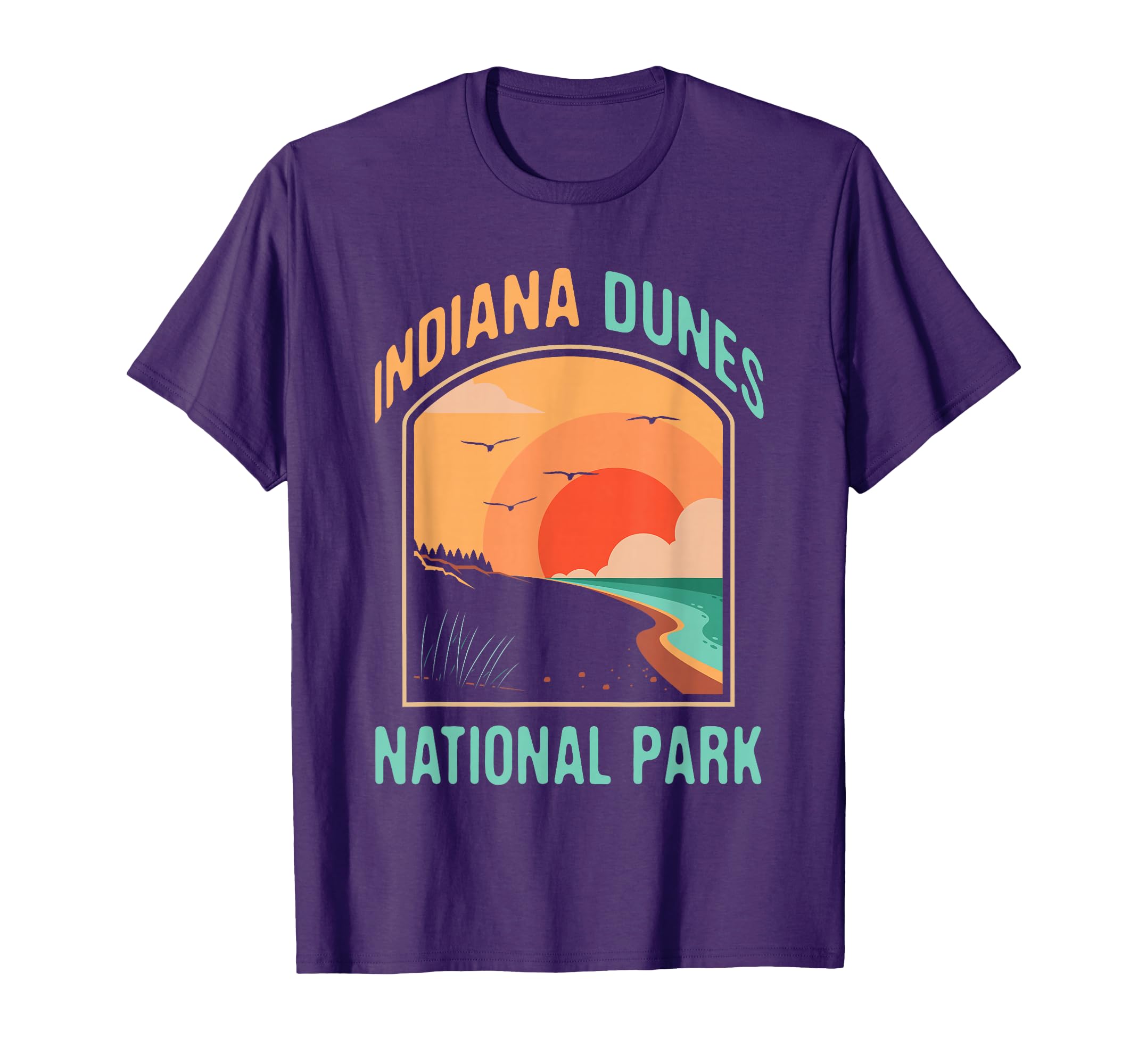 Indiana Dunes Souvenirs Gifts Indiana T-Shirt - Novelty Apparel for Adults - T-Shirt, Sweatshirt, Hoodie