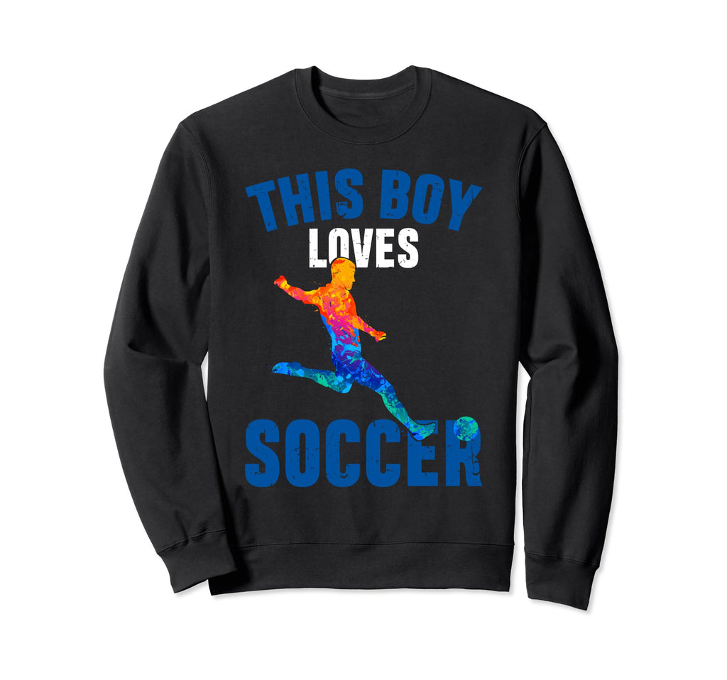 This Loves Soccer Funny Sweatshirt - Trendy Graphic Unisex - T-Shirt, Sweatshirt, Hoodie
