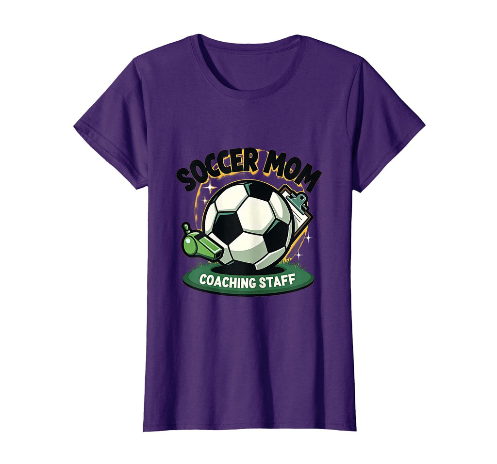 Soccer Mom Coaching Staff T-Shirt - Aesthetic Graphic Unisex - T-Shirt, Sweatshirt, Hoodie