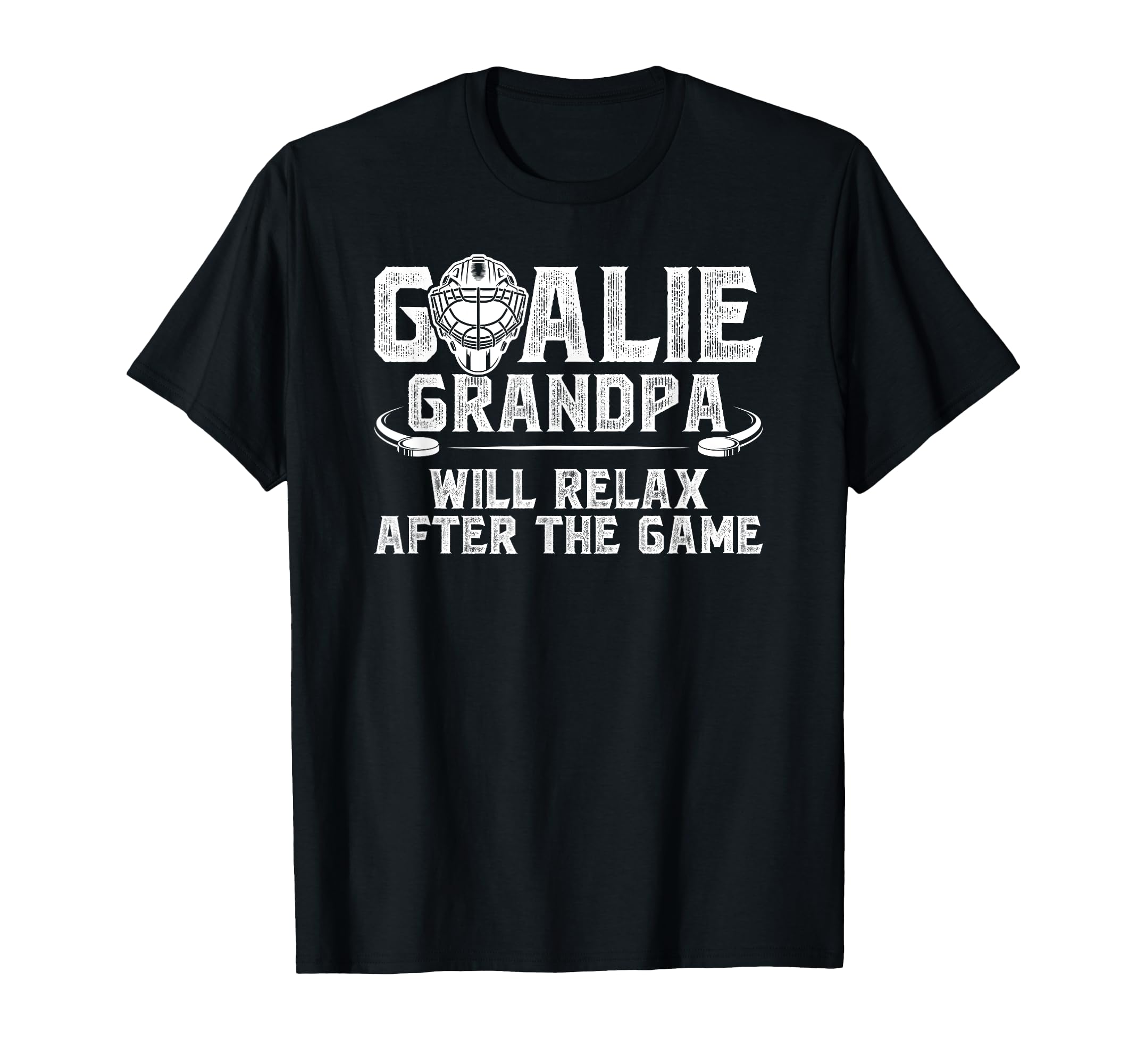 Funny Hockey Goalie Grandpa Ice T-Shirt - Aesthetic Graphic for Adults - T-Shirt, Sweatshirt, Hoodie