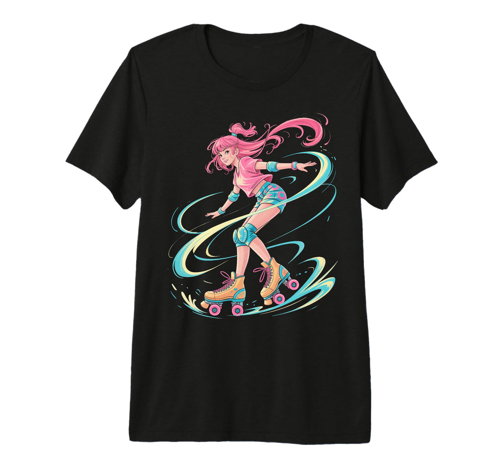 Japanese Anime Roller Skate Japan T-Shirt - Novelty Apparel for Adults - T-Shirt, Sweatshirt, Hoodie