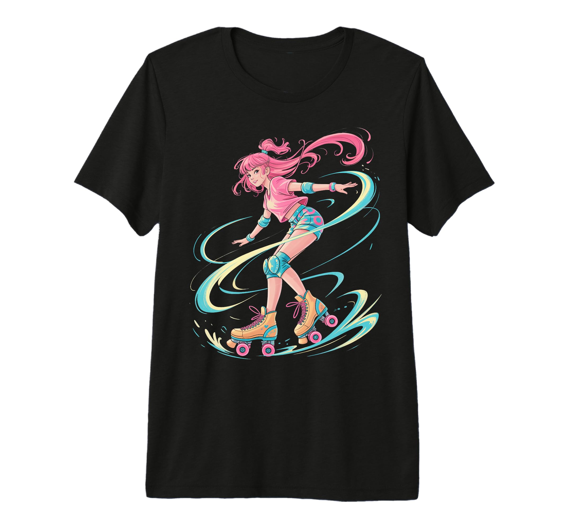 Japanese Anime Roller Skate Japan T-Shirt - Novelty Apparel for Adults - T-Shirt, Sweatshirt, Hoodie