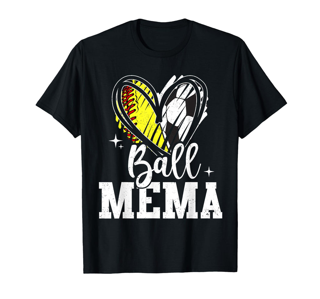 Ball Mema Softball Soccer Ball T-Shirt - Streetwear Style for Adults - T-Shirt, Sweatshirt, Hoodie