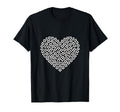 Heart Shaped Soccer Ball Art T-Shirt - Fun Novelty Design for Adults - T-Shirt, Sweatshirt, Hoodie