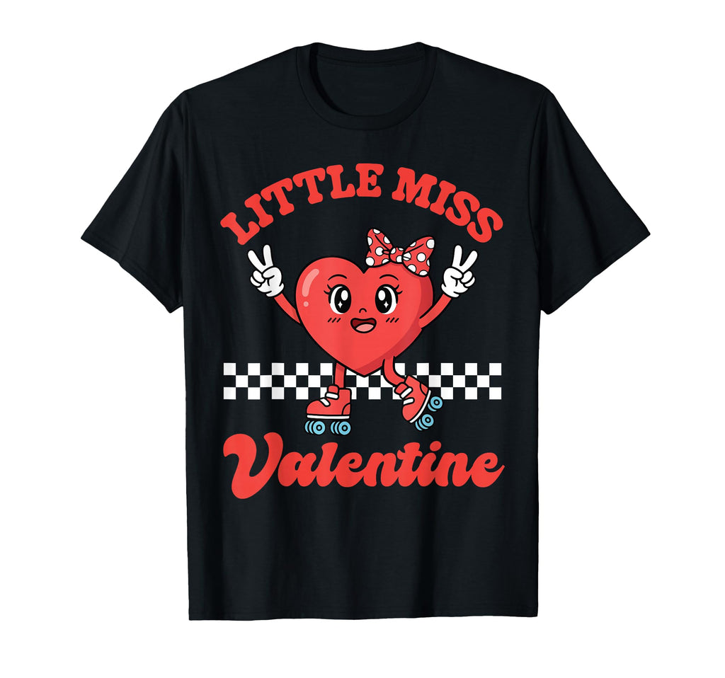 Valentine Heart Roller Skates Peace T-Shirt - Minimalist Print Men Women - T-Shirt, Sweatshirt, Hoodie