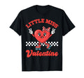 Valentine Heart Roller Skates Peace T-Shirt - Minimalist Print Men Women - T-Shirt, Sweatshirt, Hoodie