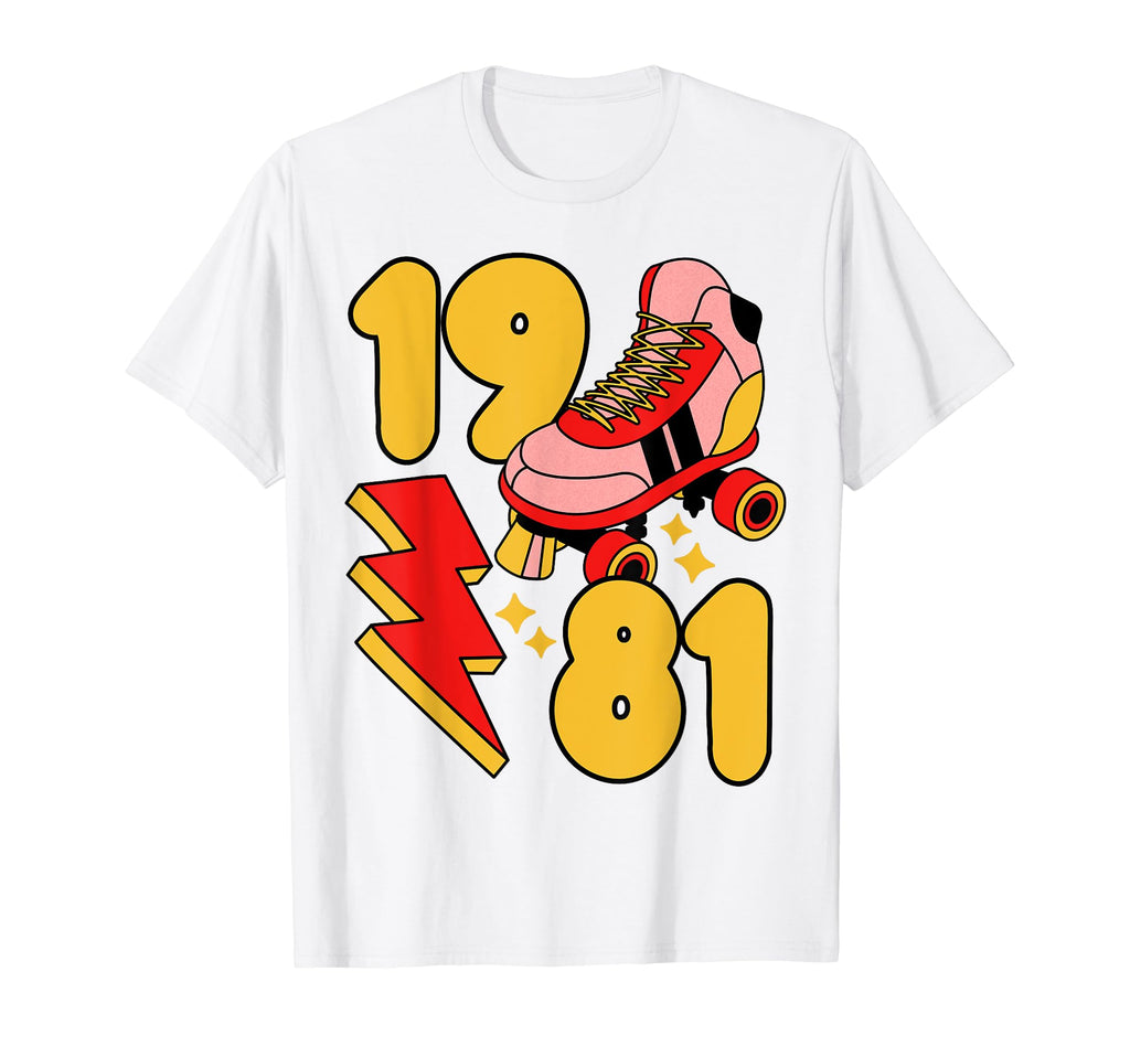 1980 Roller Skate 80S Nostalgia T-Shirt - Casual Everyday Wear for Adults - T-Shirt, Sweatshirt, Hoodie