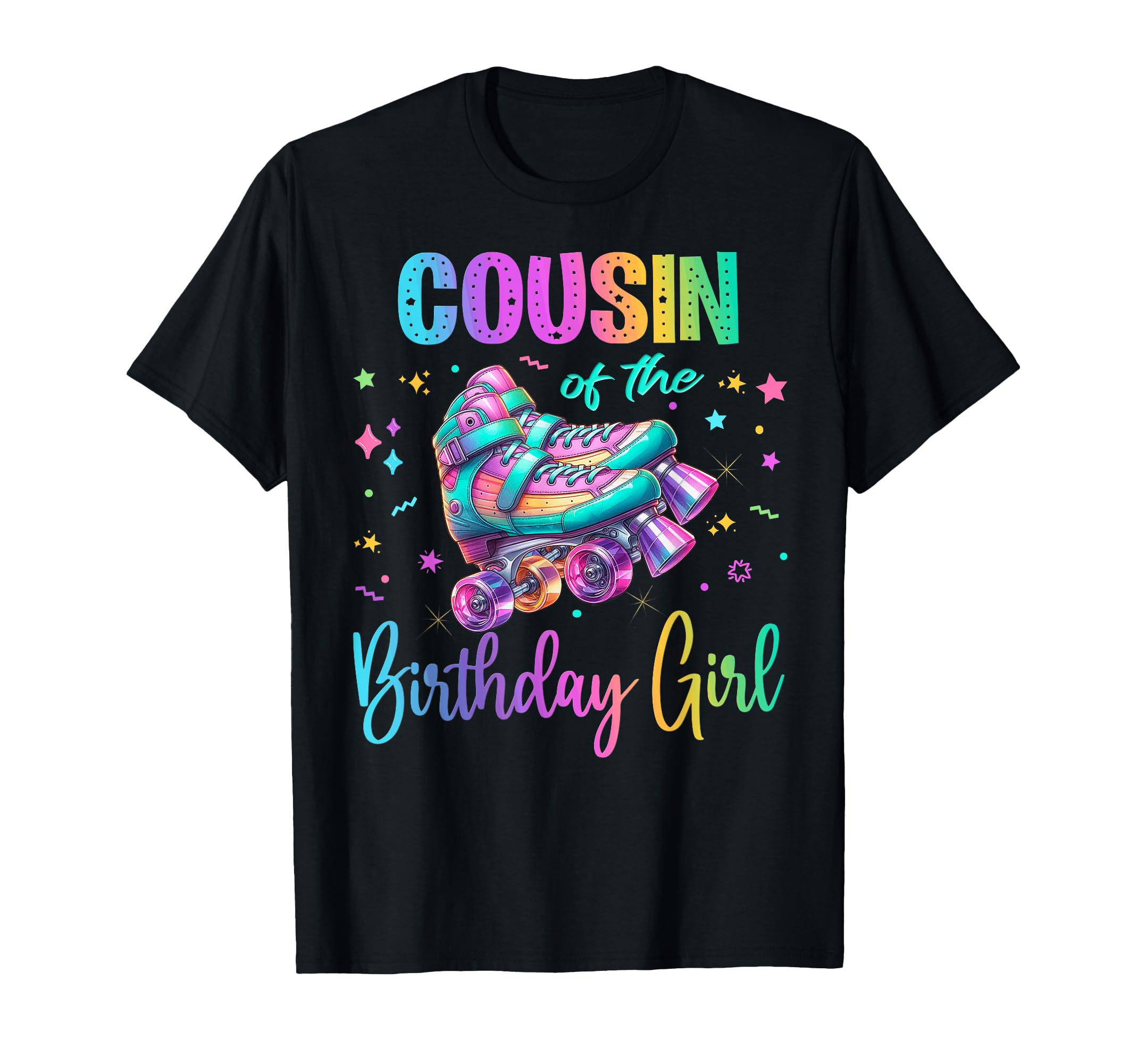 Roller Skates Birthday Skating Party T-Shirt - Minimalist Print Unisex - T-Shirt, Sweatshirt, Hoodie