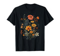 Flowers Floral Pressed Flower T-Shirt - Unique Graphic for Adults - T-Shirt, Sweatshirt, Hoodie
