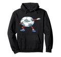 Funny Dabbing Soccer Ball Soccer Hoodie - Fun Novelty Design Men Women - T-Shirt, Sweatshirt, Hoodie
