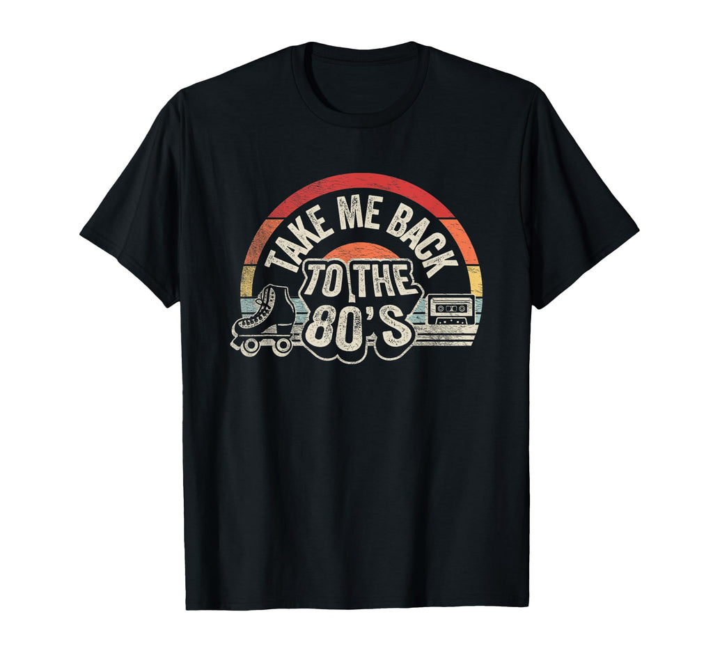 Take Me Back To 80S Vibes T-Shirt - Custom Art Print for Adults - T-Shirt, Sweatshirt, Hoodie