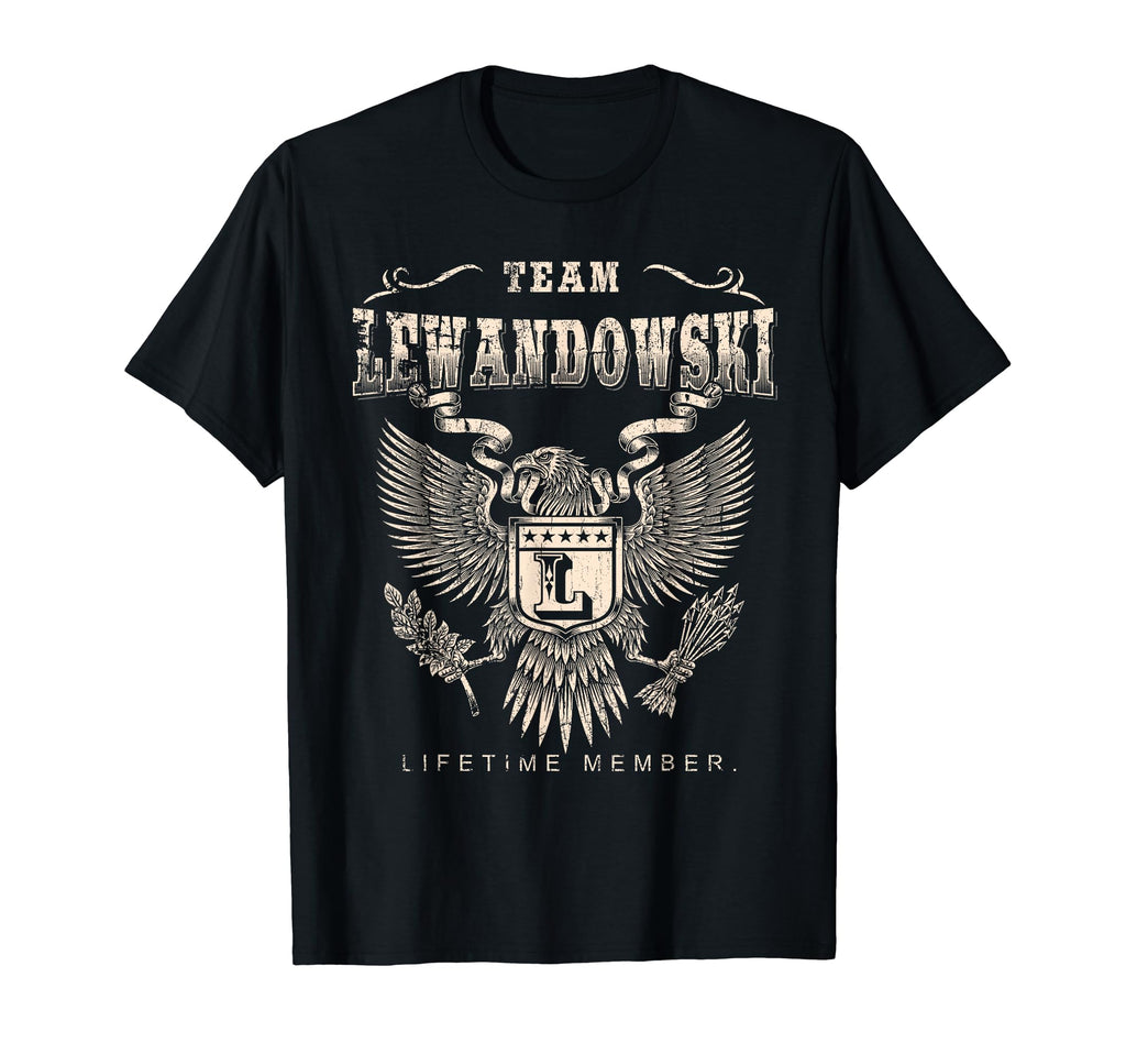 Team Lewandowski Lifetime Member Last T-Shirt - Minimalist Print Men Women - T-Shirt, Sweatshirt, Hoodie