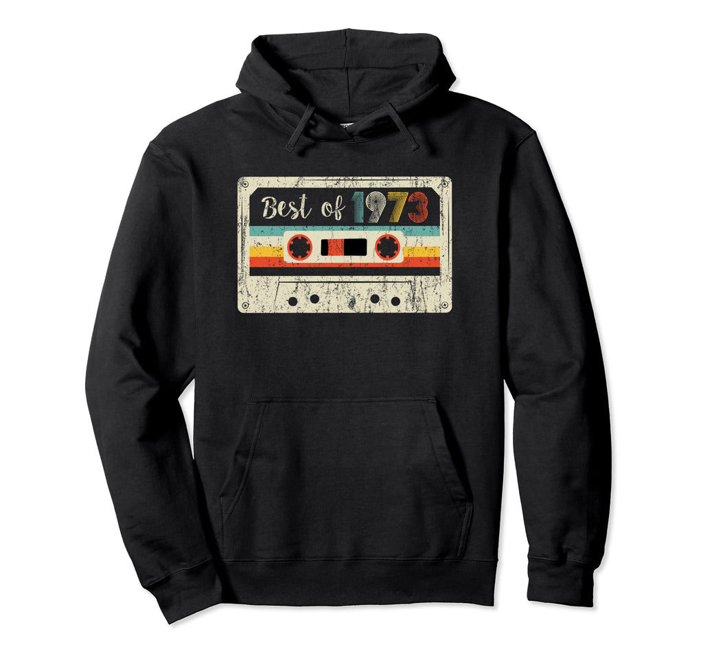 Best 1973 1973 Cassette Tape Birthday Hoodie - Streetwear Style Men Women - T-Shirt, Sweatshirt, Hoodie