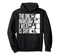 Only Makeup I Wear Is Dirt Soccer Hoodie - Streetwear Style Men Women - T-Shirt, Sweatshirt, Hoodie