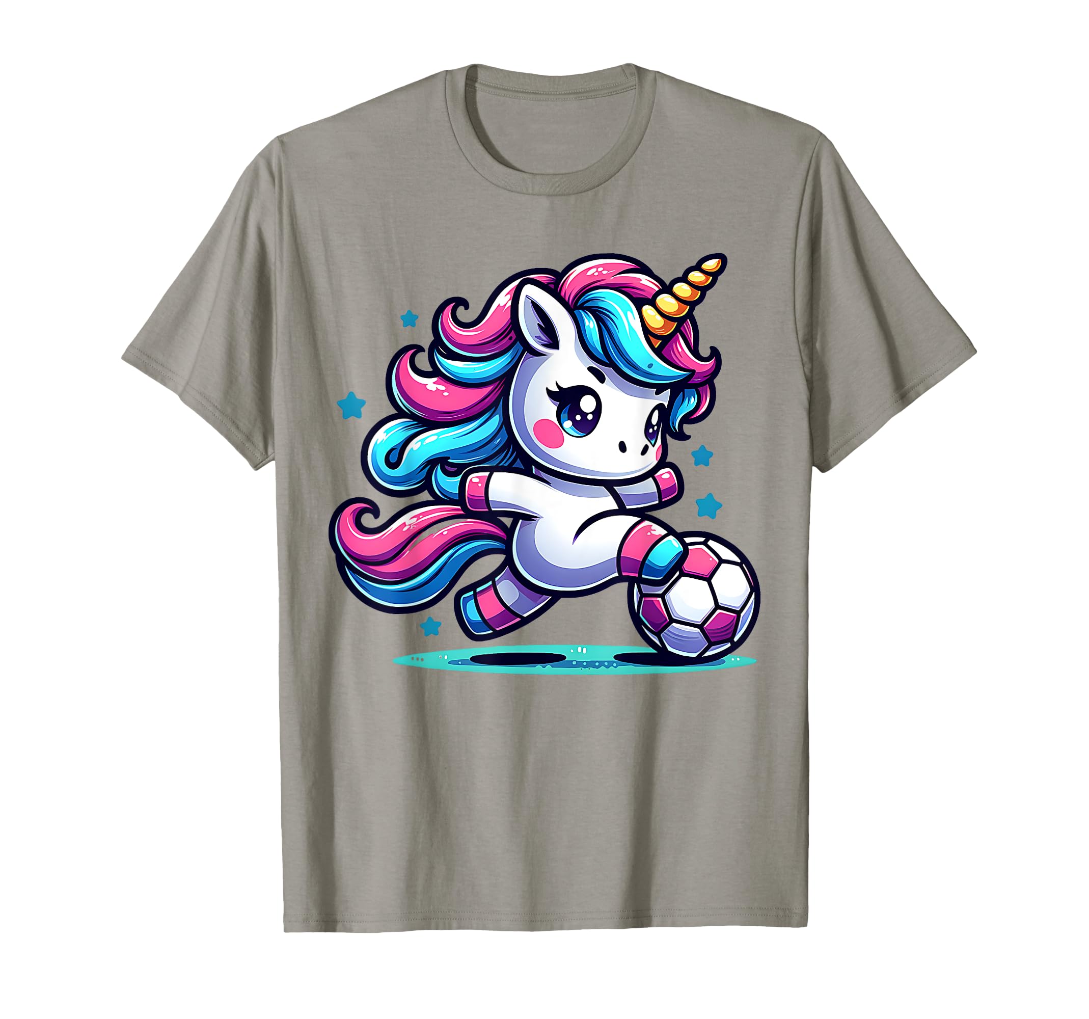 Footballer Unicorn Fans Soccer Team T-Shirt - Trendy Graphic Men Women - T-Shirt, Sweatshirt, Hoodie