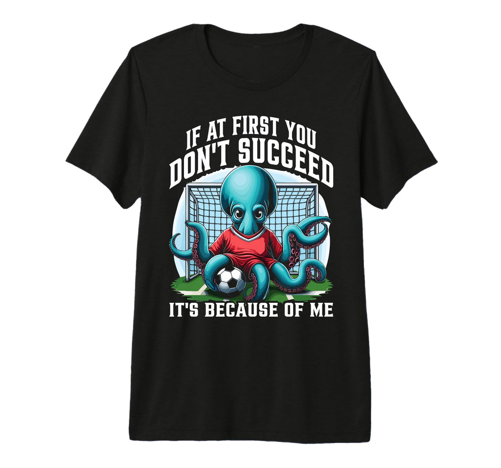 Goalkeeper Octopus Soccer Goalie Tri Blend T-Shirt - Unique Graphic Unisex - T-Shirt, Sweatshirt, Hoodie
