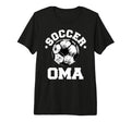 Soccer Oma Soccer Ball Distressed T-Shirt - Custom Art Print Men Women - T-Shirt, Sweatshirt, Hoodie