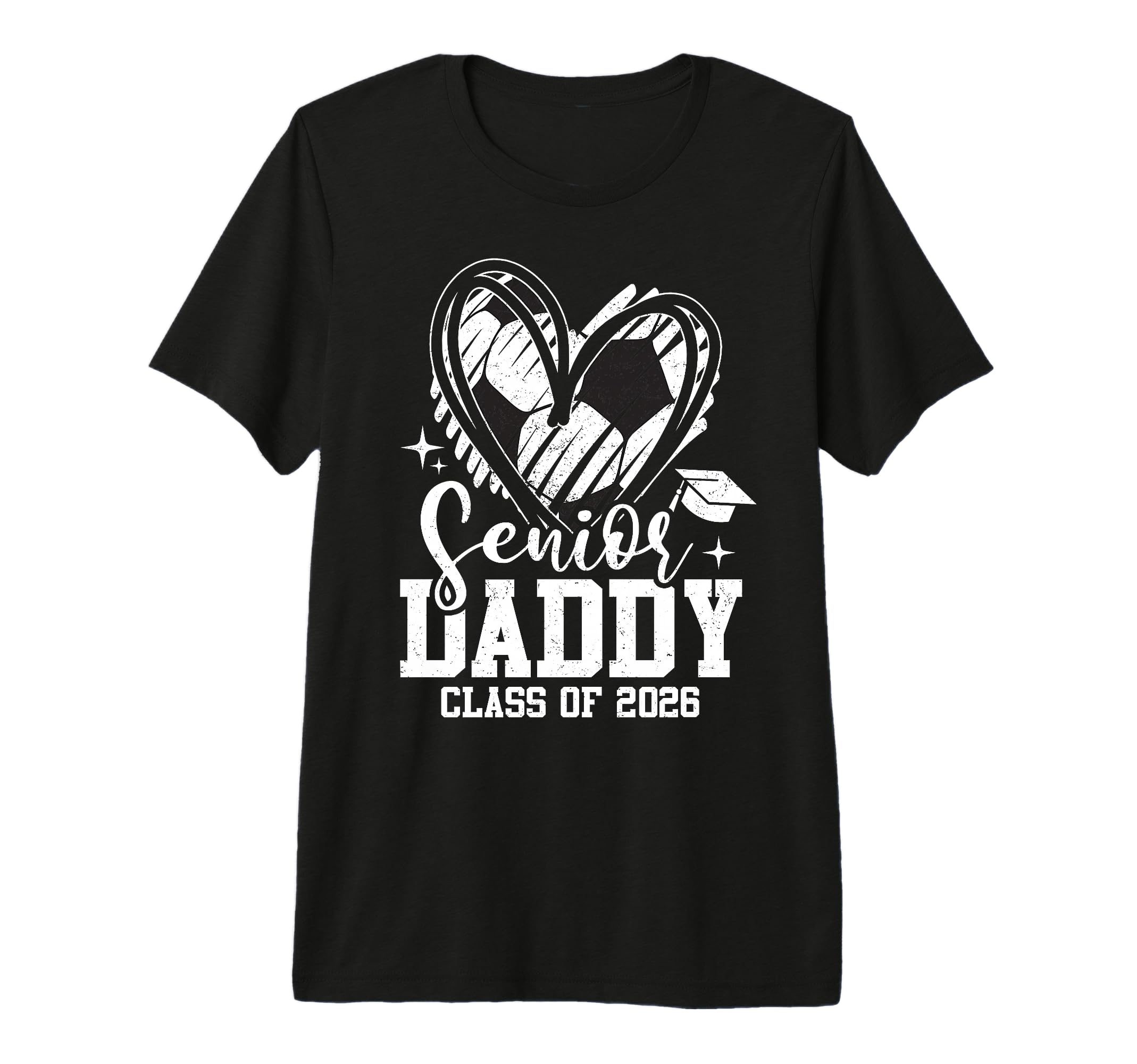 Senior Daddy Class 2026 Soccer Graduation T-Shirt - Unique Graphic Unisex - T-Shirt, Sweatshirt, Hoodie