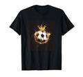 Nice Soccer Ball Golden Crown And T-Shirt - Casual Everyday Wear for Adults - T-Shirt, Sweatshirt, Hoodie