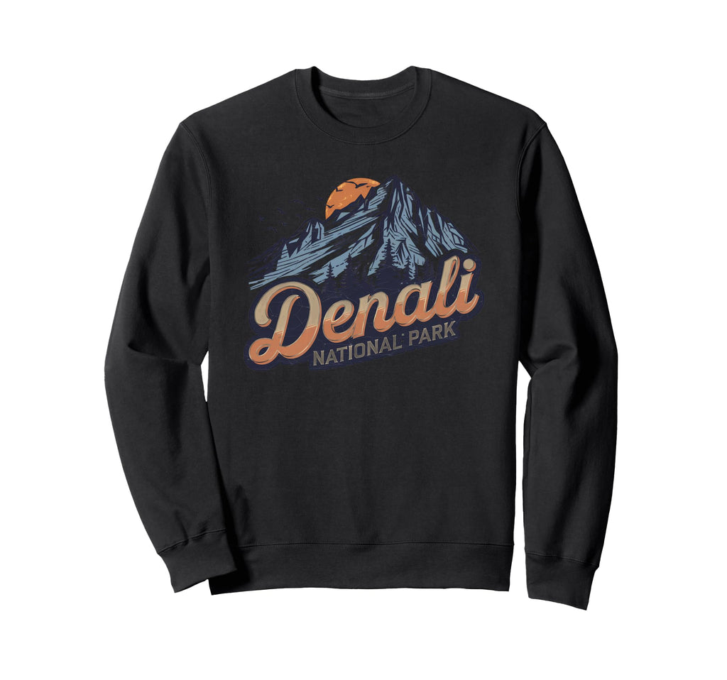 Denali Est 1917 Alaska National Sweatshirt - Custom Art Print Men Women - T-Shirt, Sweatshirt, Hoodie