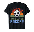 Just Mom Who Loves Soccer Soccer T-Shirt - Novelty Apparel for Adults - T-Shirt, Sweatshirt, Hoodie