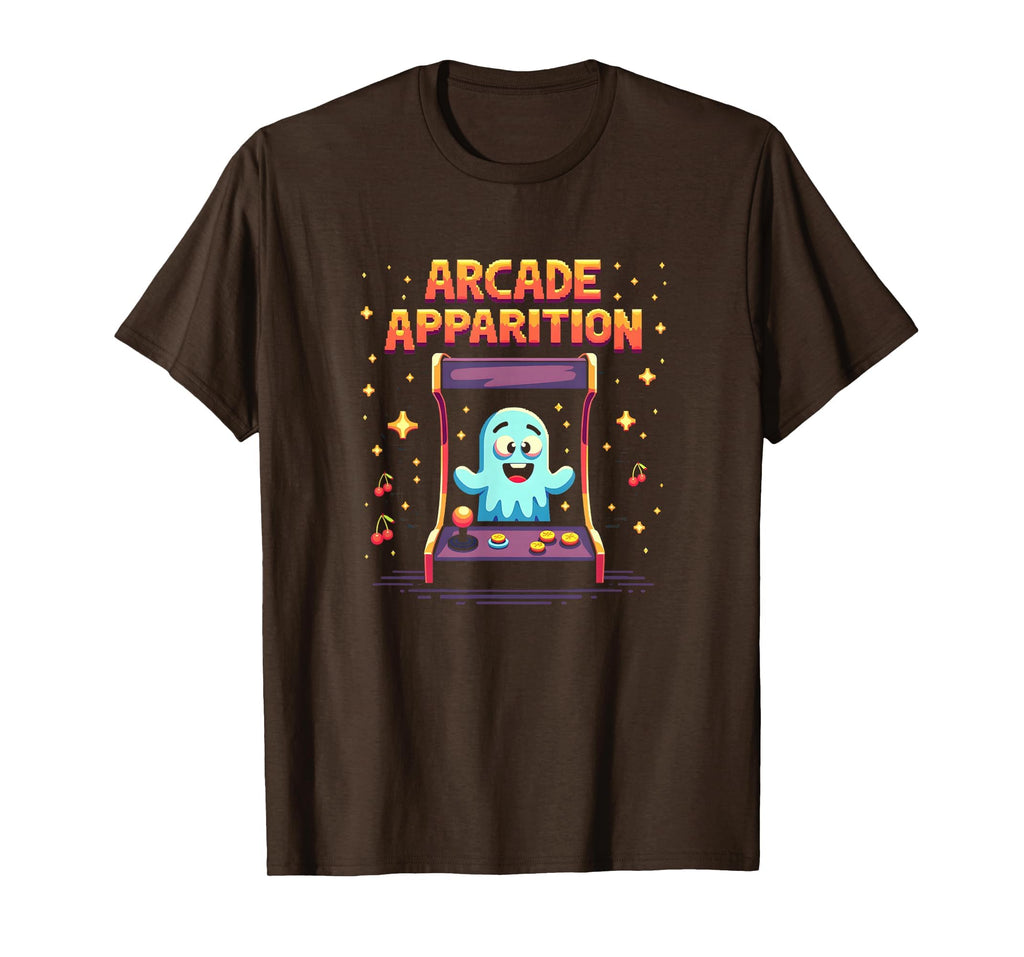 Halloween Arcade Apparition Ghost T-Shirt - Fun Novelty Design for Adults - T-Shirt, Sweatshirt, Hoodie