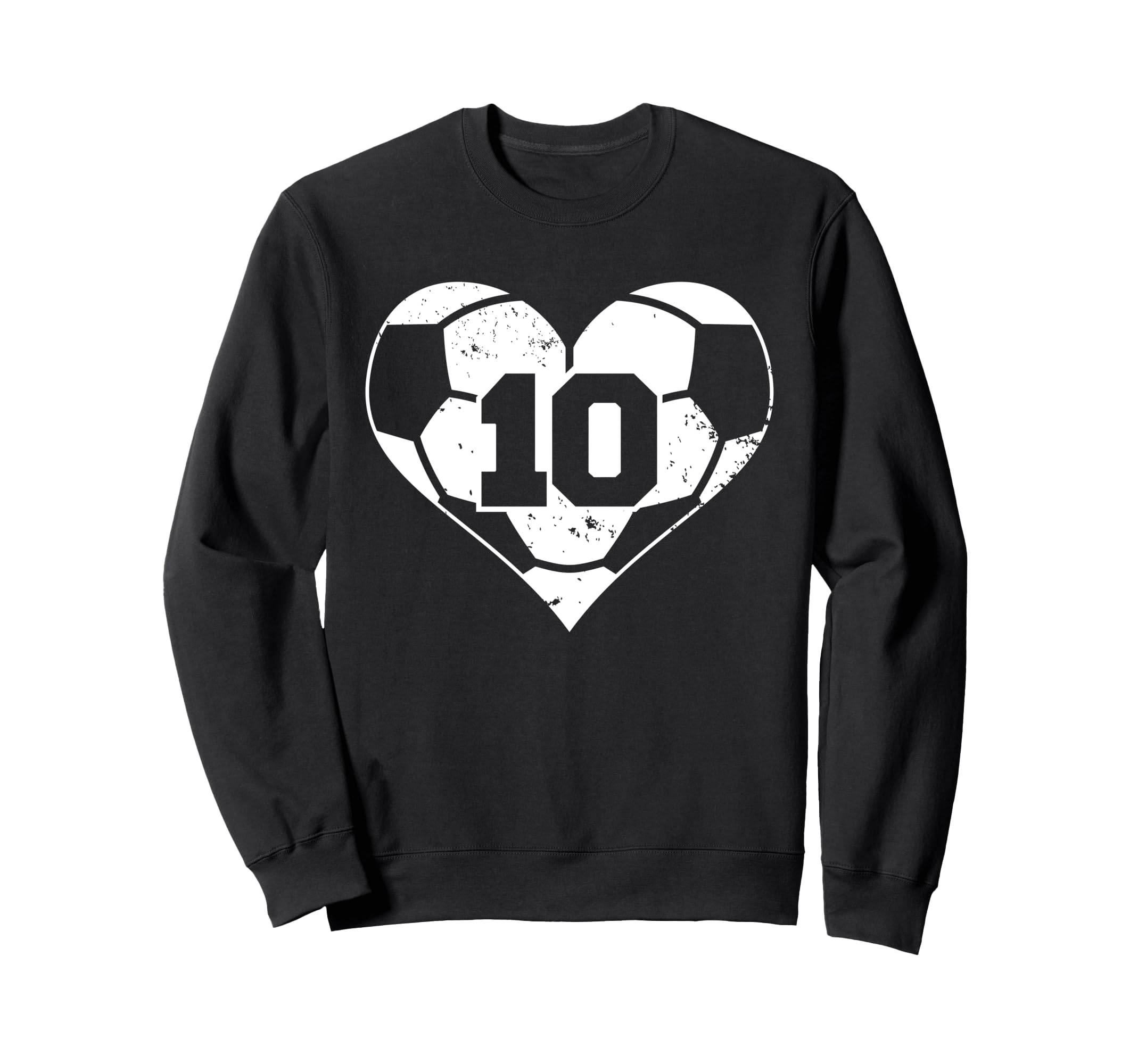 Soccer Number 10 Jersey Funny Soccer Sweatshirt - Minimalist Print Unisex - T-Shirt, Sweatshirt, Hoodie
