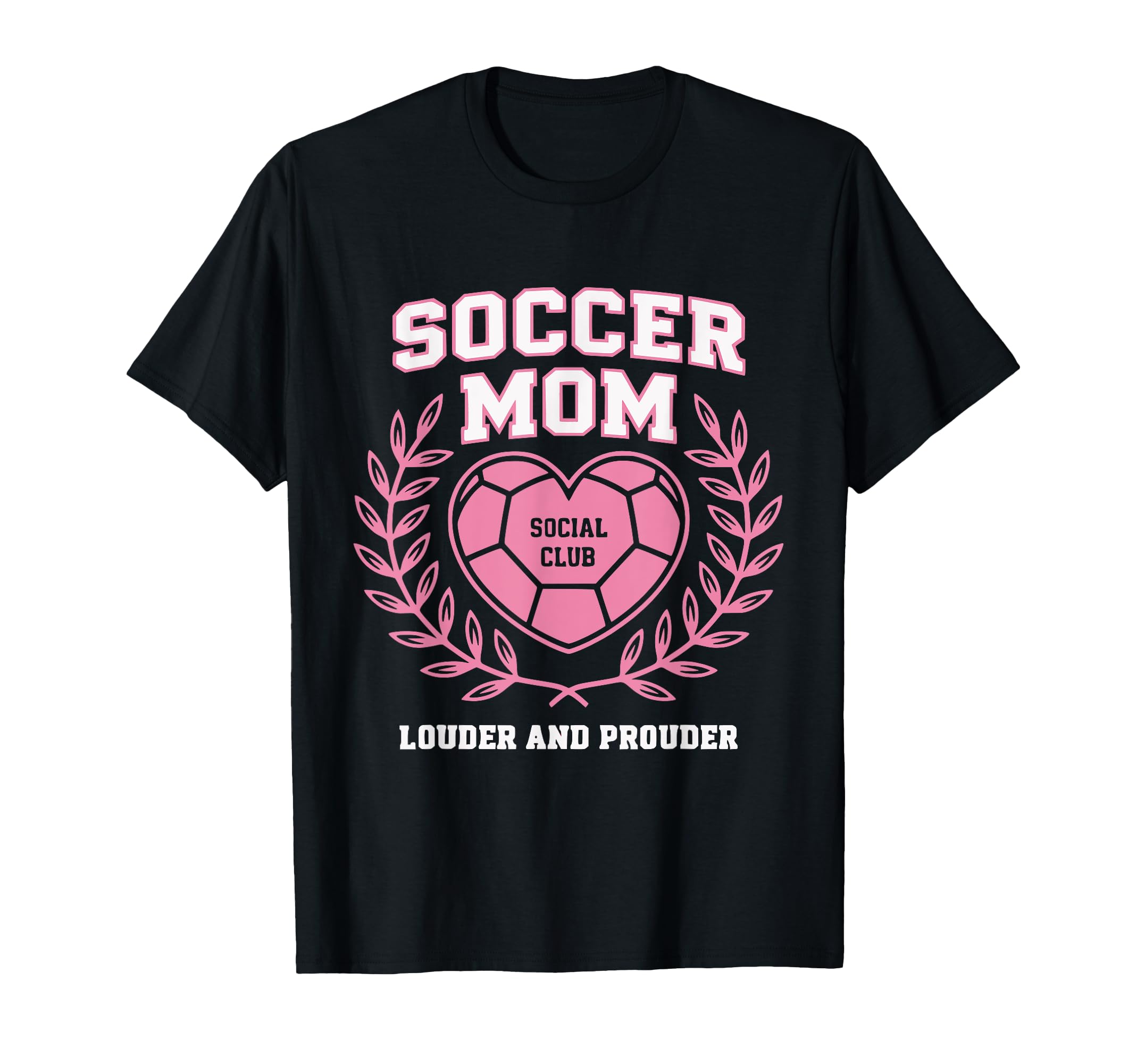Soccer Mom Social Club Heart T-Shirt - Minimalist Print for Adults - T-Shirt, Sweatshirt, Hoodie