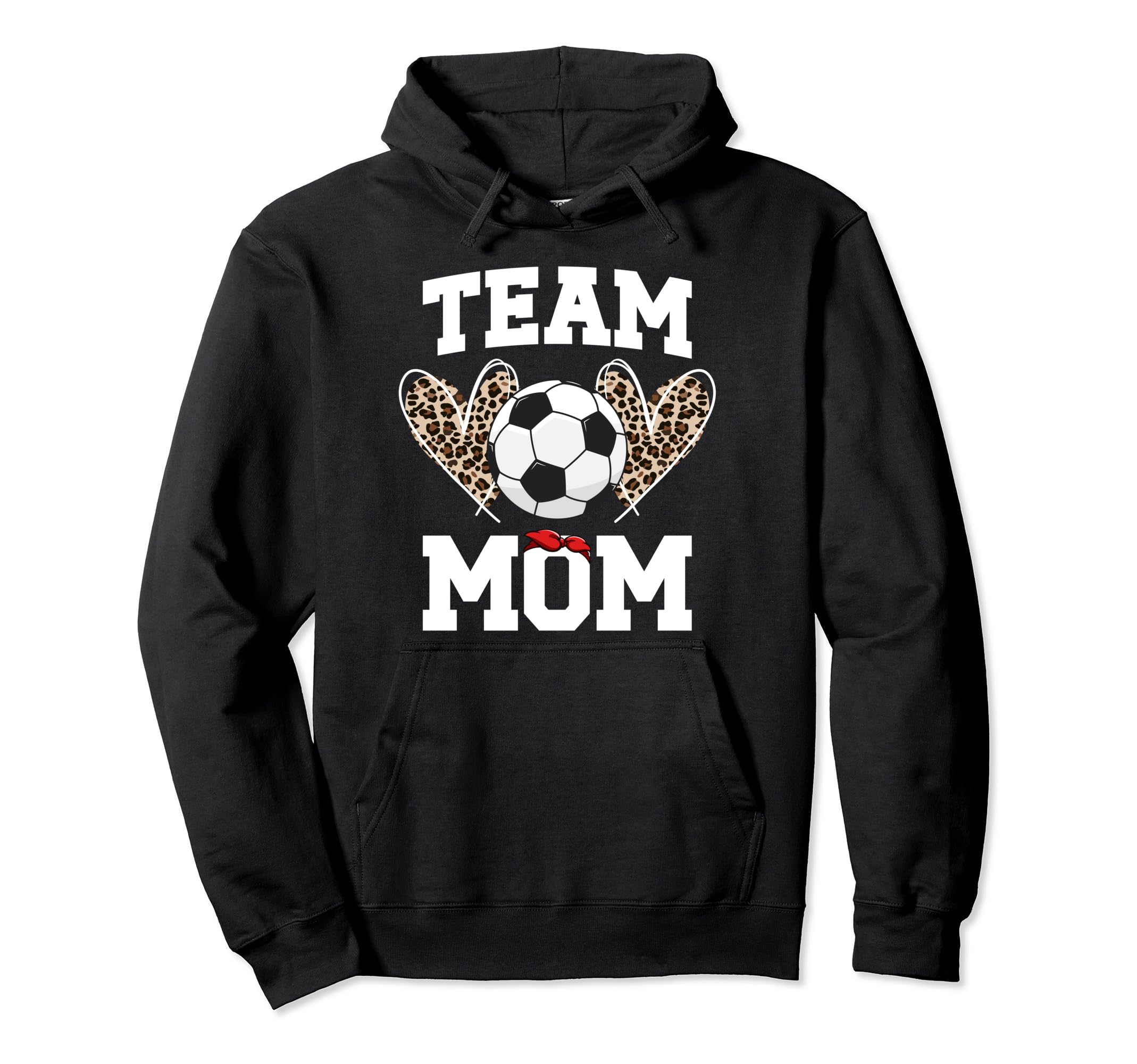 Team Mom Heart Soccer Team Mom Soccer Hoodie - Minimalist Print Men Women - T-Shirt, Sweatshirt, Hoodie