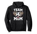 Team Mom Heart Soccer Team Mom Hoodie - Casual Everyday Wear for Adults - T-Shirt, Sweatshirt, Hoodie
