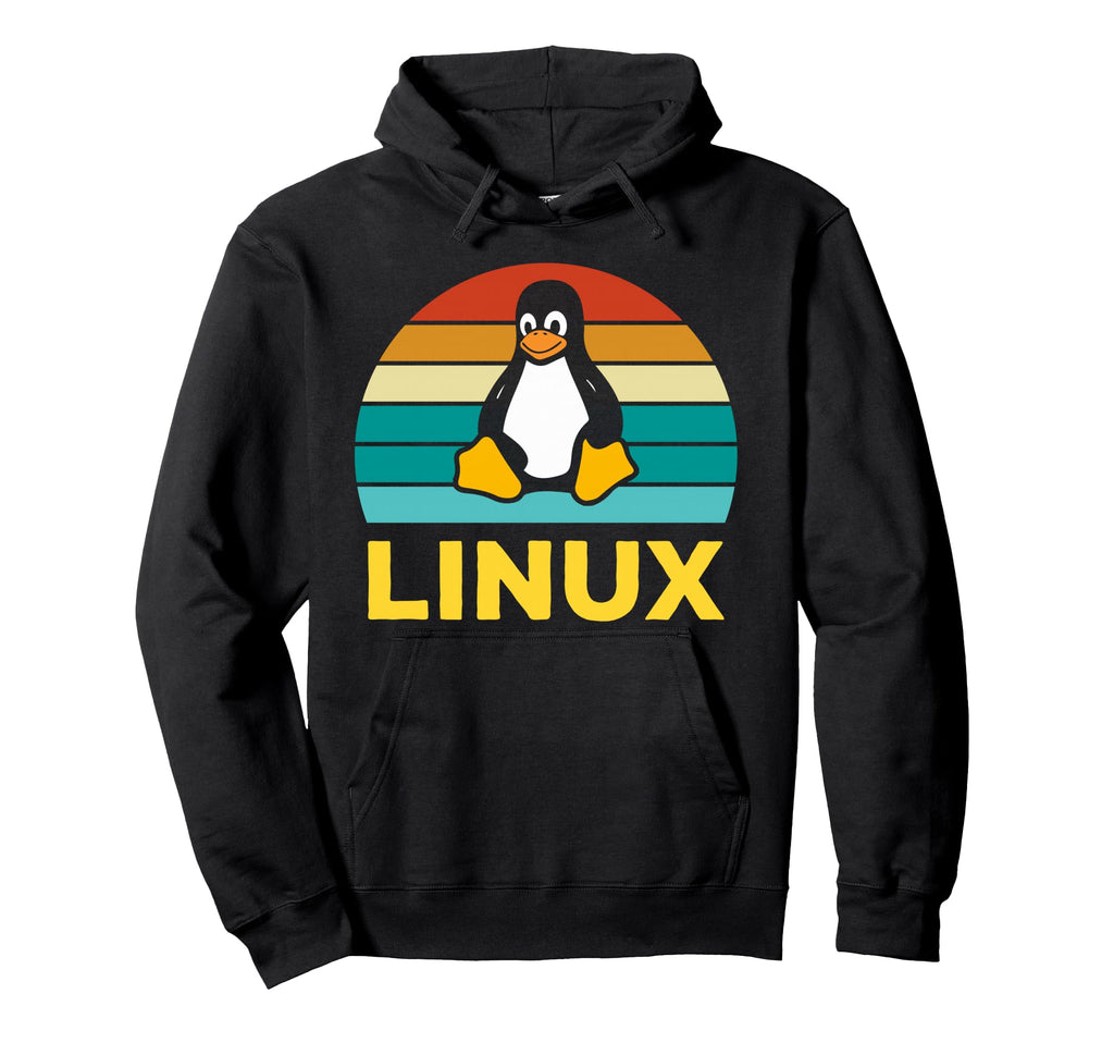 Linux Penguin Geek Operating System Hoodie - Streetwear Style for Adults - T-Shirt, Sweatshirt, Hoodie