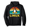 Linux Penguin Geek Operating System Hoodie - Streetwear Style for Adults - T-Shirt, Sweatshirt, Hoodie