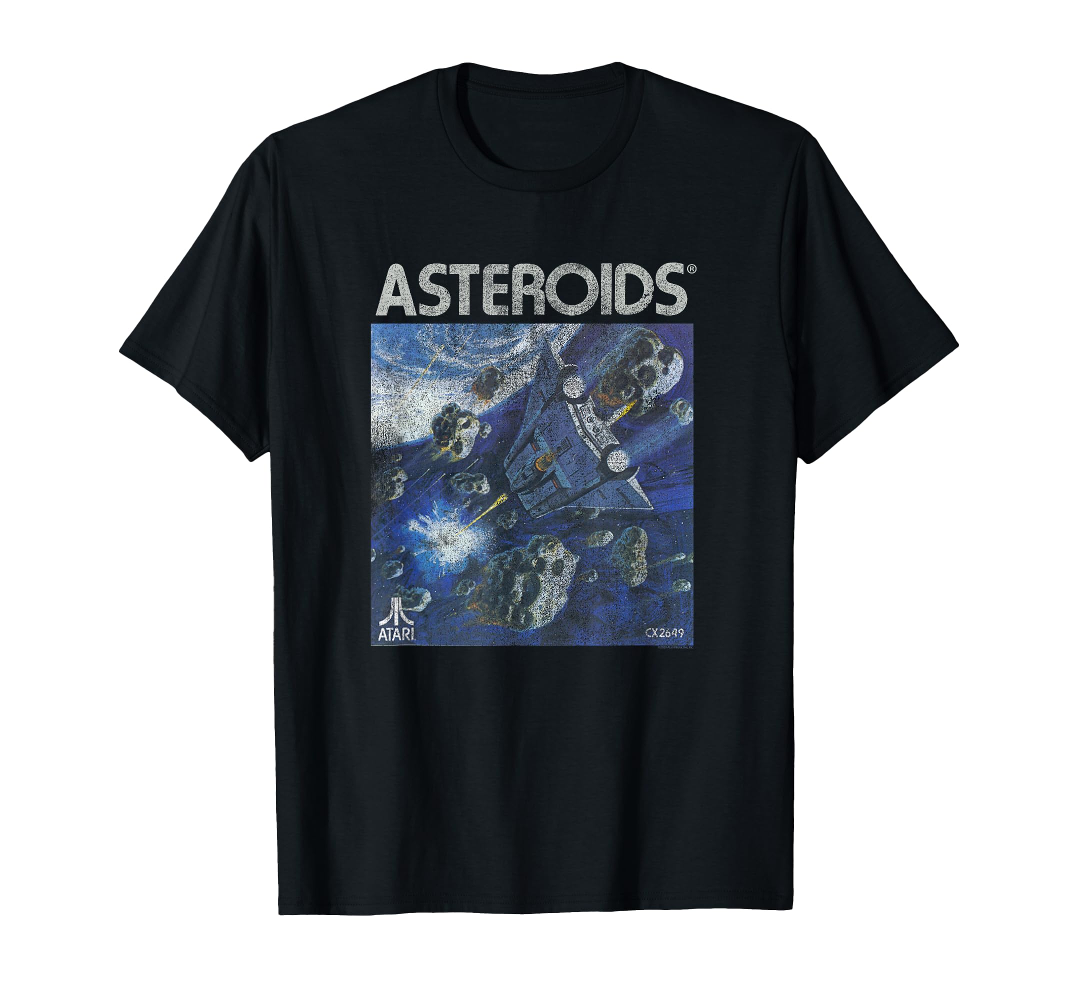 Atari Asteroids Box Art Video Game T-Shirt - Novelty Apparel Men Women - T-Shirt, Sweatshirt, Hoodie