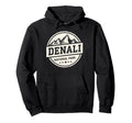 Denali Est 1917 Alaska National Park Hoodie - Custom Art Print Unisex - T-Shirt, Sweatshirt, Hoodie