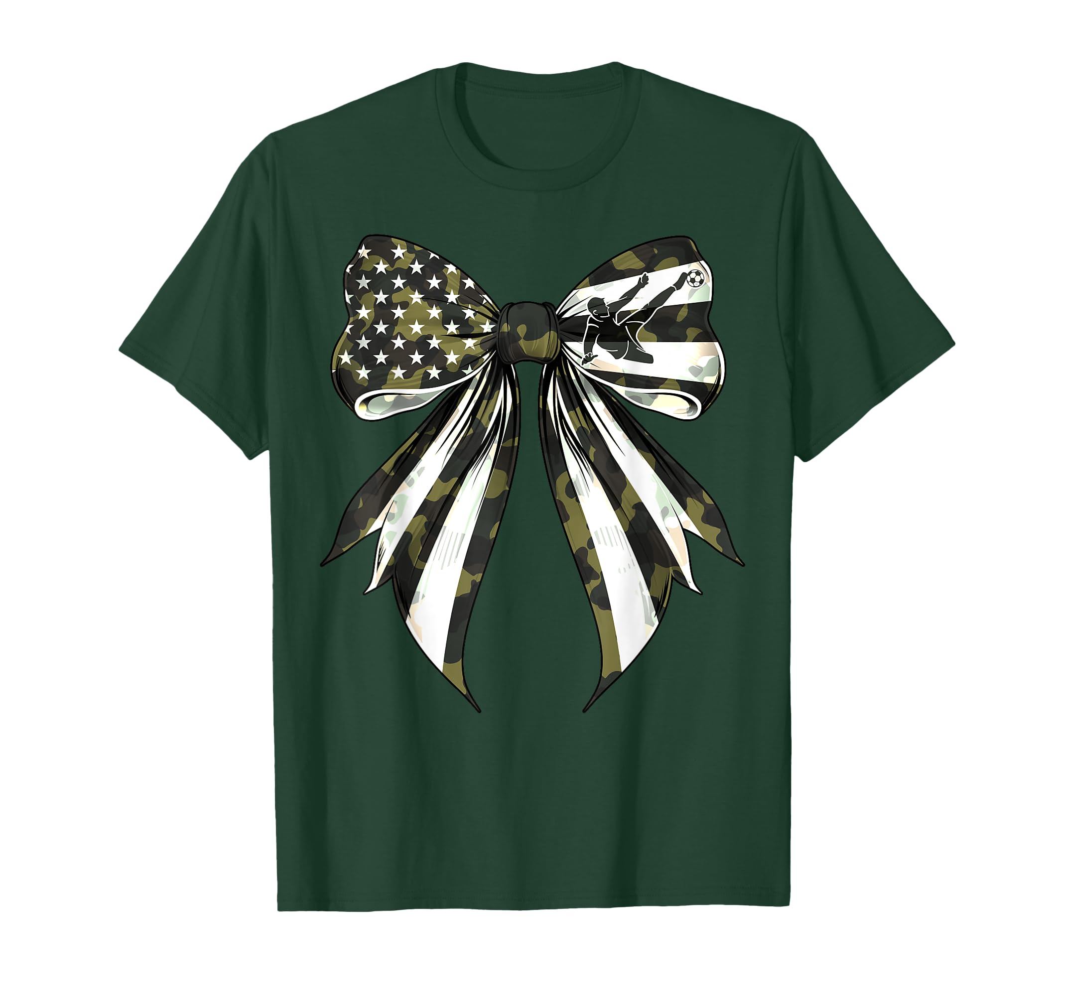Soccer Player 4Th July American Flag T-Shirt - Streetwear Style Unisex - T-Shirt, Sweatshirt, Hoodie
