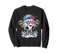 Soccer Ball Melting Ice Cream Drip Sweatshirt - Streetwear Style Unisex - T-Shirt, Sweatshirt, Hoodie