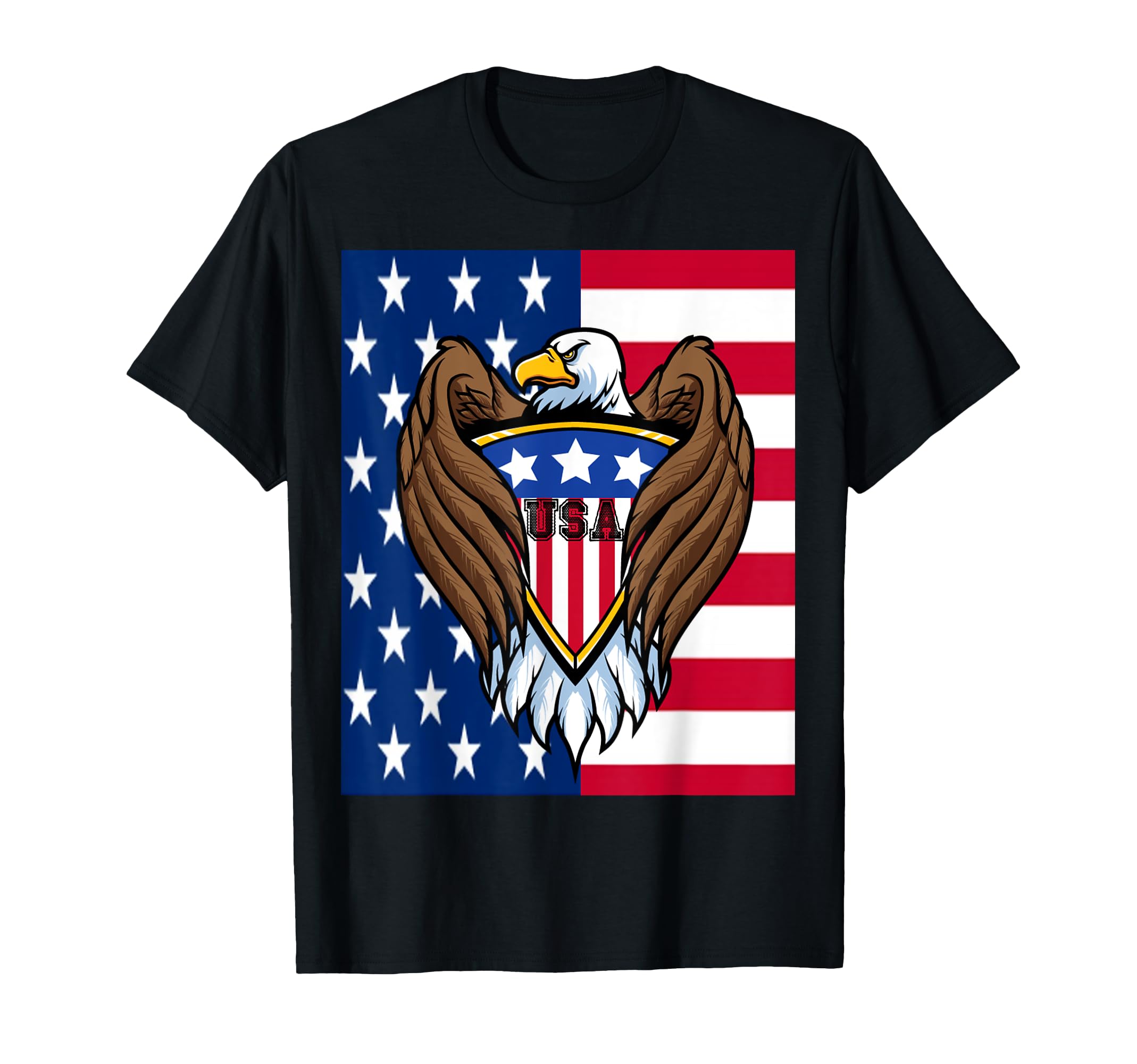American Soccer Jersey Red Blue White T-Shirt - Fun Novelty Design Unisex - T-Shirt, Sweatshirt, Hoodie