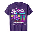 Birthday Roller Skating 11Th Rollin T-Shirt - Novelty Apparel Men Women - T-Shirt, Sweatshirt, Hoodie