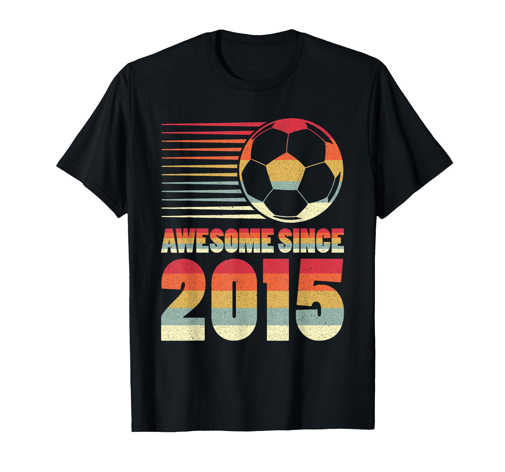 Awesome Since 2015 Soccer 11Th T-Shirt - Minimalist Print Men Women - T-Shirt, Sweatshirt, Hoodie