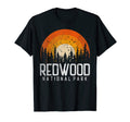 Redwood Us National Park California 80S T-Shirt - Trendy Graphic Unisex - T-Shirt, Sweatshirt, Hoodie