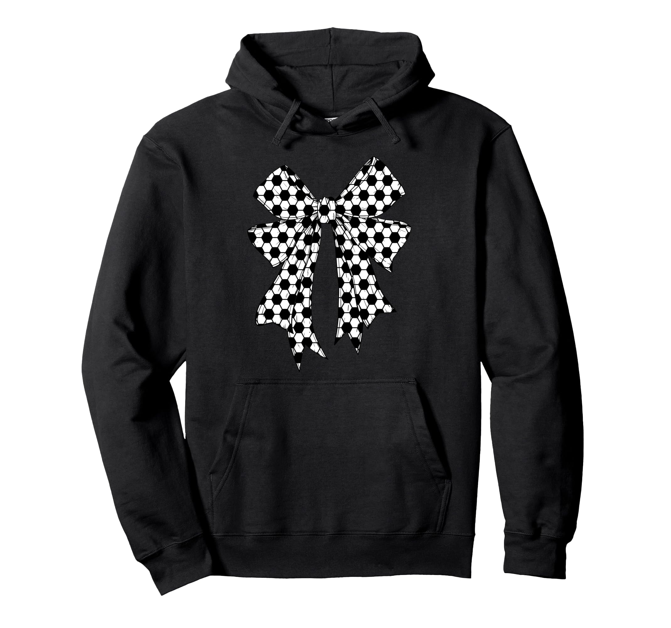 Soccer Ball Coquette Bow Soccer Mom Mama Hoodie - Streetwear Style Unisex - T-Shirt, Sweatshirt, Hoodie