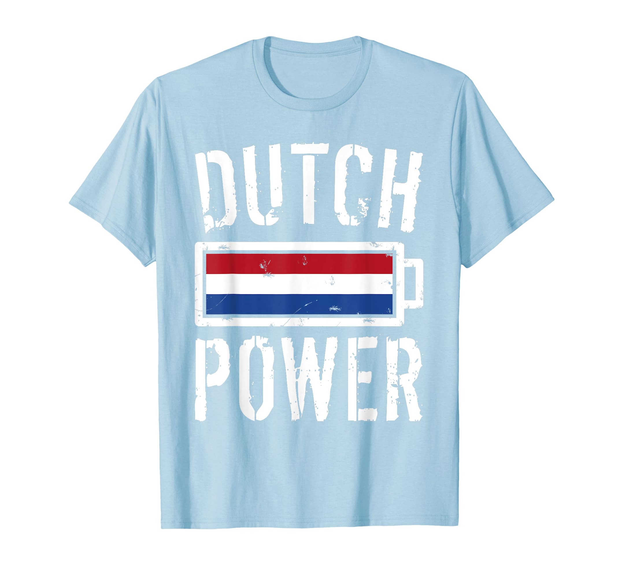 Netherlands Flag Dutch Power Battery T-Shirt - Trendy Graphic for Adults - T-Shirt, Sweatshirt, Hoodie