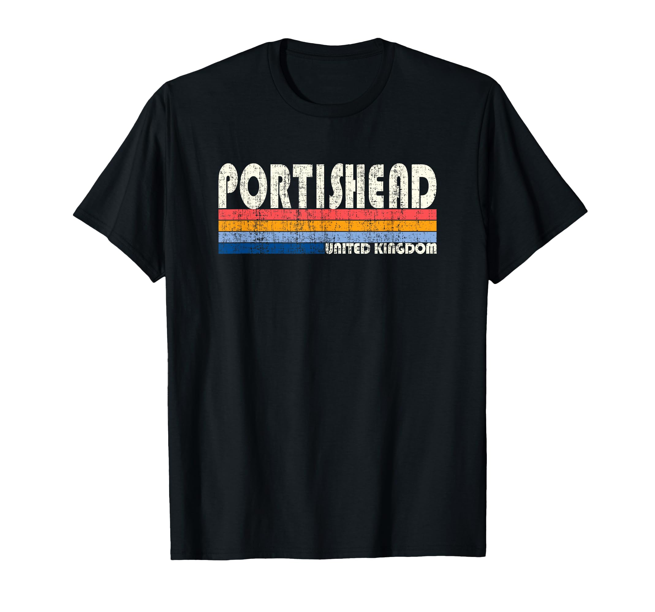 70S 80S Portishead United Kingdom T-Shirt - Casual Everyday Wear Unisex - T-Shirt, Sweatshirt, Hoodie